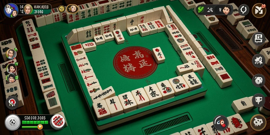Tampilan gameplay Mahjong yang seru dan menantang di 3446.
