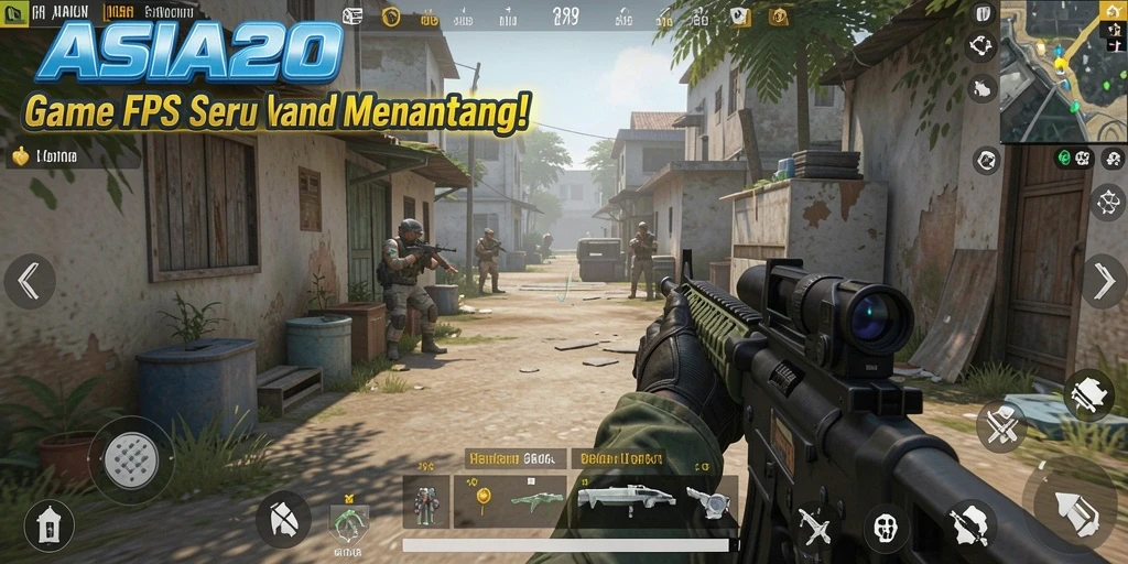 Tangkapan layar gameplay <strong>ASIA200</strong> menampilkan aksi seru dalam pertempuran FPS.