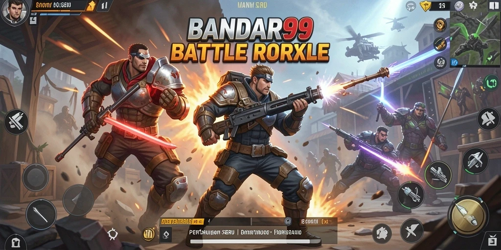 Gameplay intens di BANDAR99, penuh aksi seru Battle Royale.