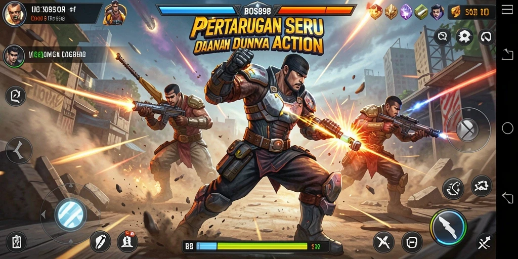 Gameplay action yang menegangkan di BOS898 dengan karakter unik.