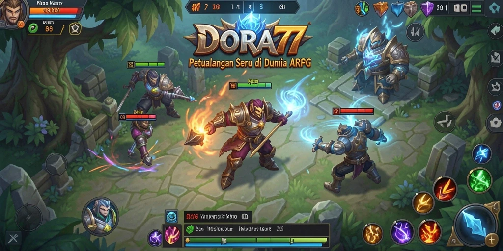 Gameplay seru di dalam dunia fantasi DORA77.