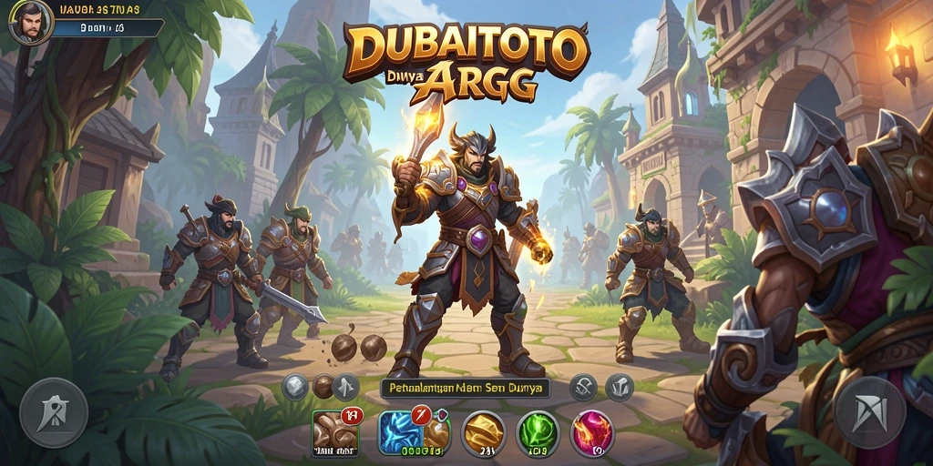 Gameplay seru DUBAITOTO dengan aksi petualangan yang mendebarkan.