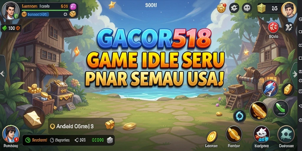 Tampilan gameplay seru dari GACOR518 yang menampilkan karakter dan strategi permainan.