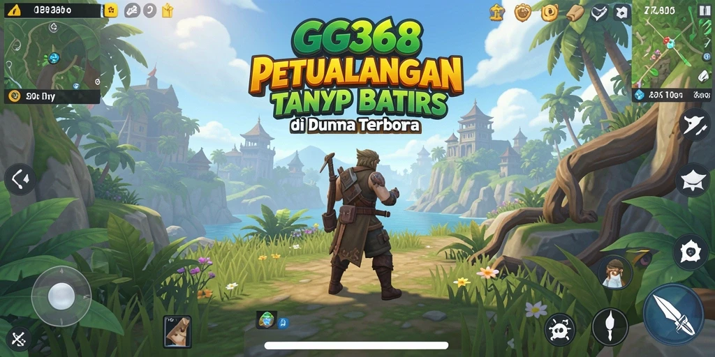 Tampilan gameplay GG368 menampilkan petualangan seru di dunia terbuka.