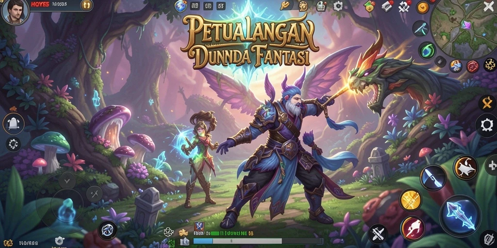Tampilan menakjubkan dari gameplay HOYE55 yang penuh petualangan.