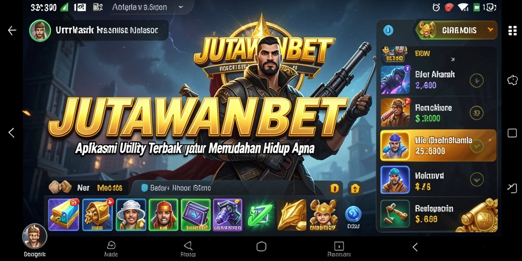 Tampilan intuitif JUTAWANBET yang memudahkan pengaturan aktivitas.
