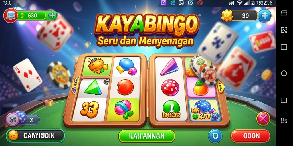 Tampilan menarik gameplay Bingo di KAYA33.