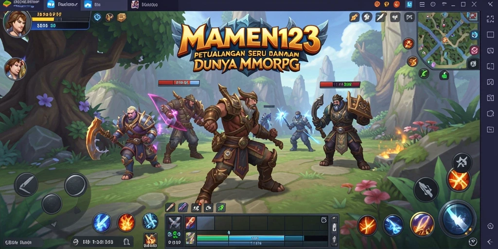 Gameplay menarik dari MAMEN123 yang menampilkan pertarungan epik.
