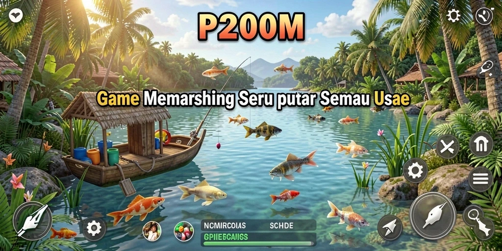Tangkapan ikan yang mengesankan dalam gameplay P200M.