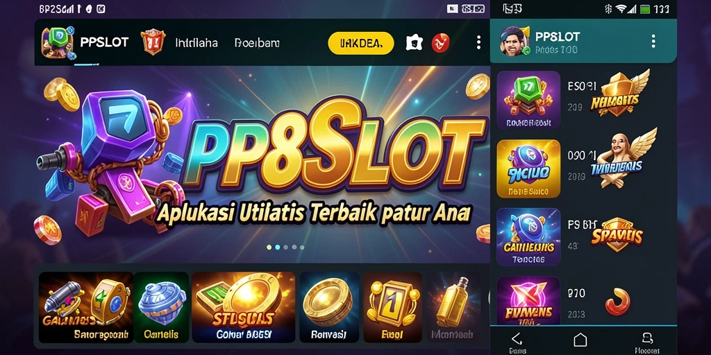 Screenshot utama PP8SLOT menampilkan antarmuka pengguna yang intuitif.