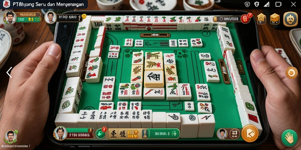 Tampilan gameplay seru dari PTTOGEL, permainan Mahjong yang memikat.