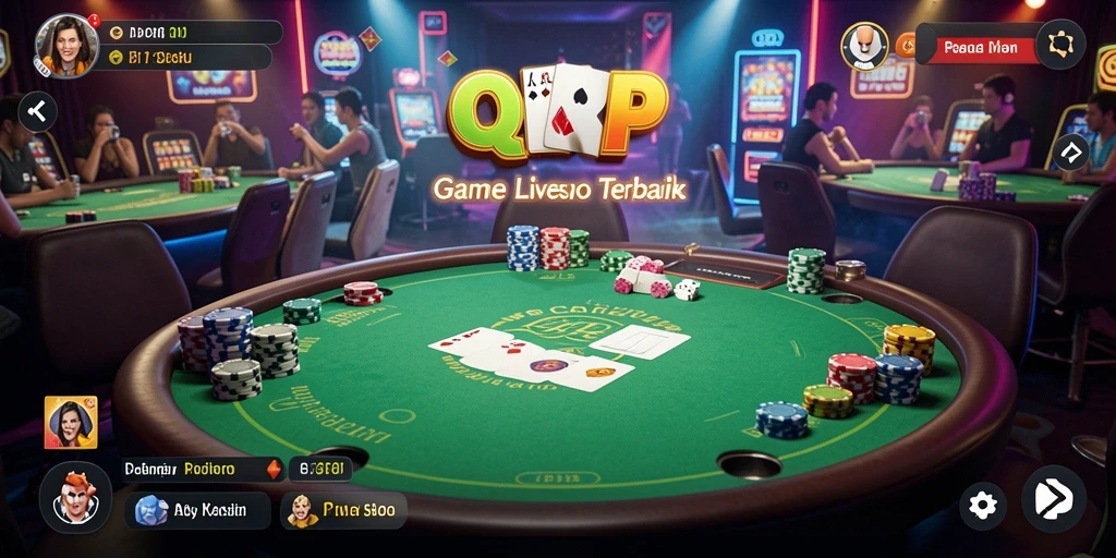 Gameplay Live Casino yang mendebarkan dan interaktif di QQRP.