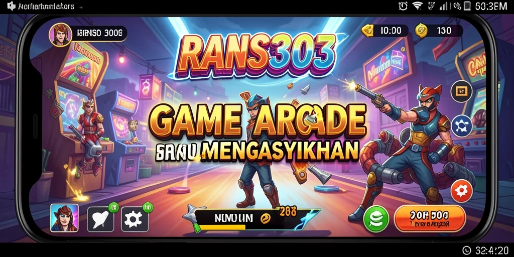 Screenshot gameplay RANS303 menampilkan aksi seru permainan Arcade.