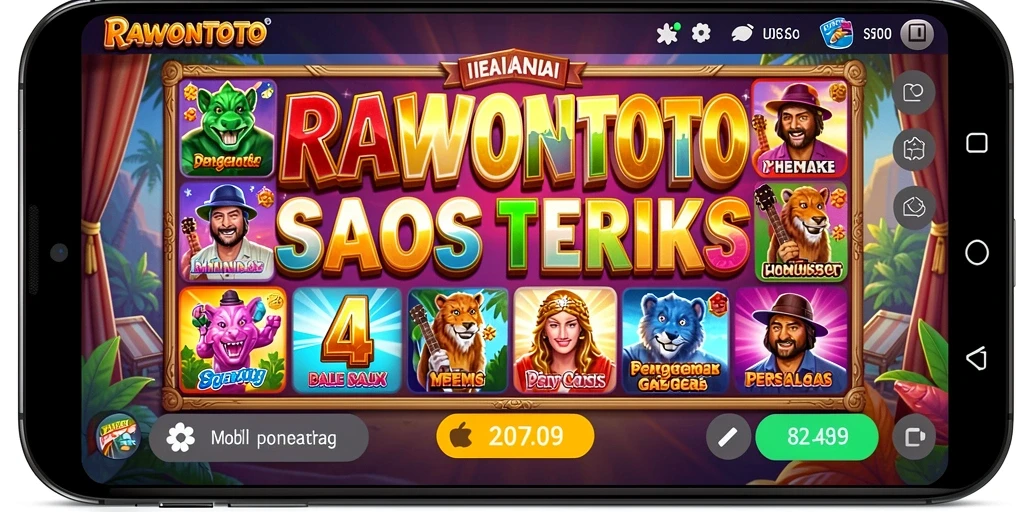 Tampilan gameplay menarik dari RAWONTOTO dengan grafis slot yang memukau.