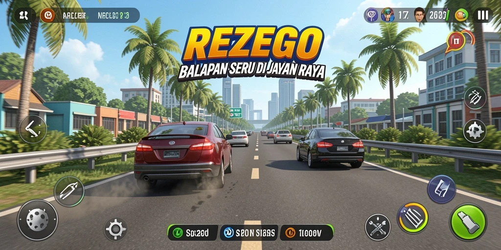 Tangkap momen seru dalam balapan di REZEGO.