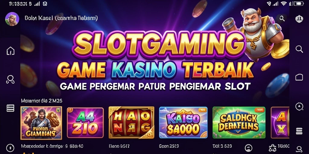 Screenshot utama SLOTGAMING menampilkan gameplay slot yang memukau dan menegangkan.