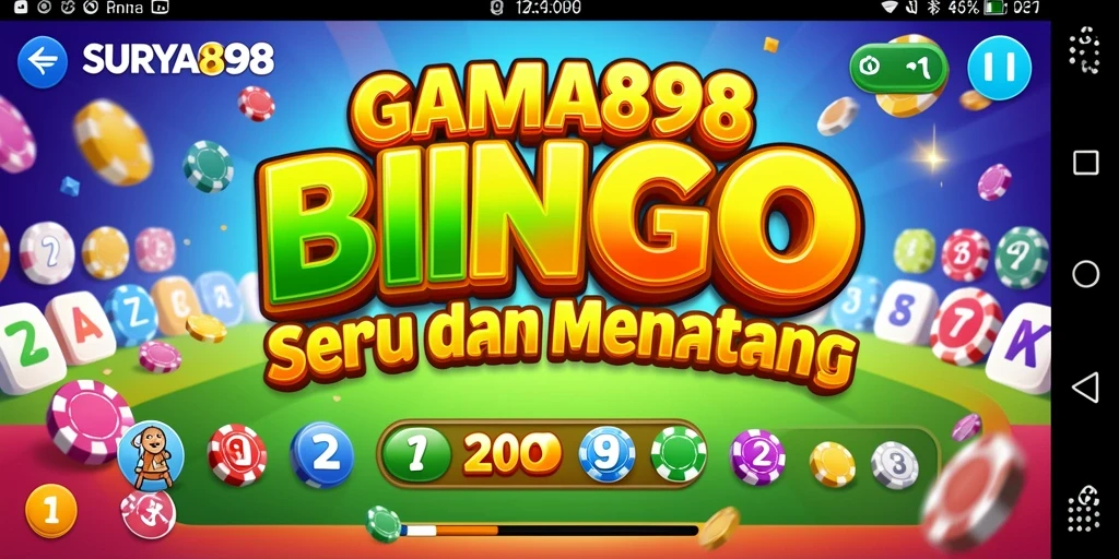 Gameplay menarik dari SURYA898 dengan suasana Bingo yang seru.