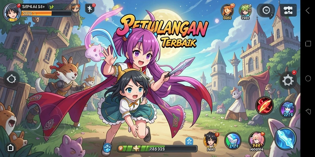 Tampilan menakjubkan dari gameplay SVIP4 yang penuh warna.