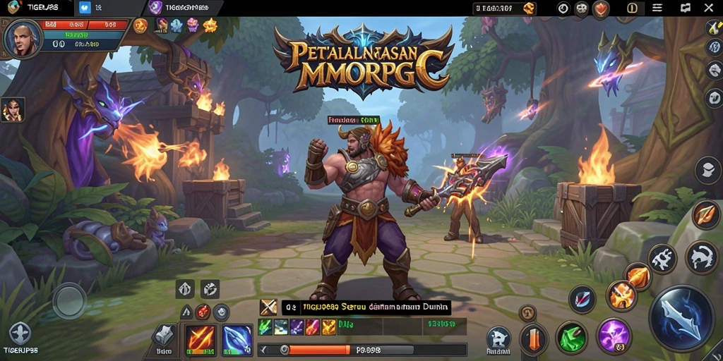 Tampilan gameplay menakjubkan dari TIGERJP88 dengan grafik yang memukau.